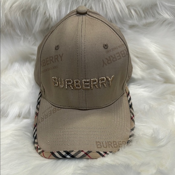 Burberry Tan Baseball Cap - Picture 1 of 11